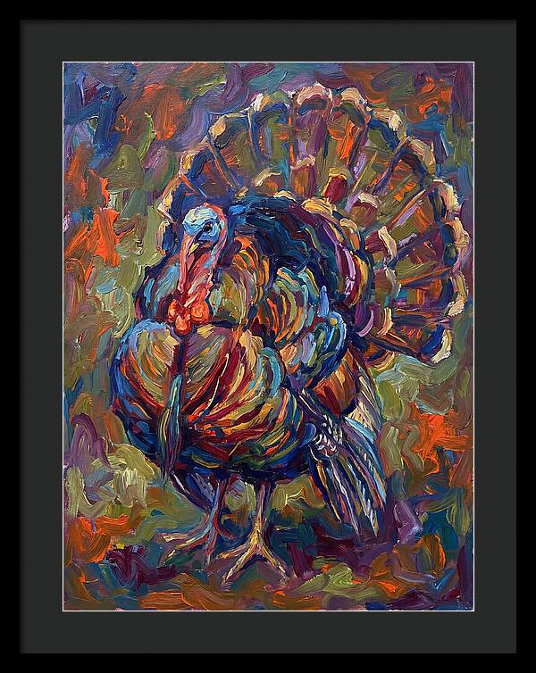 Colorful Turkey In Expressionist Style