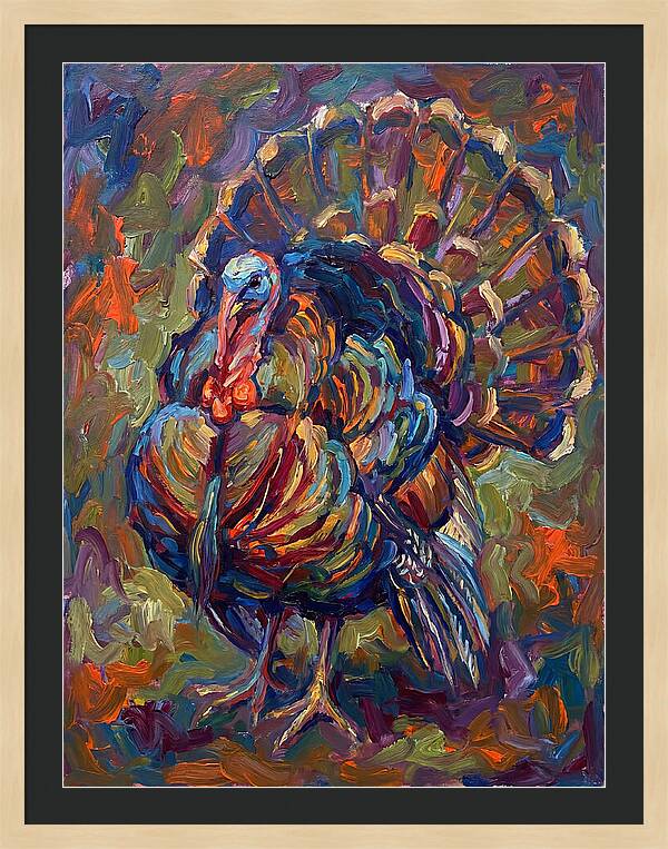 Colorful Turkey In Expressionist Style