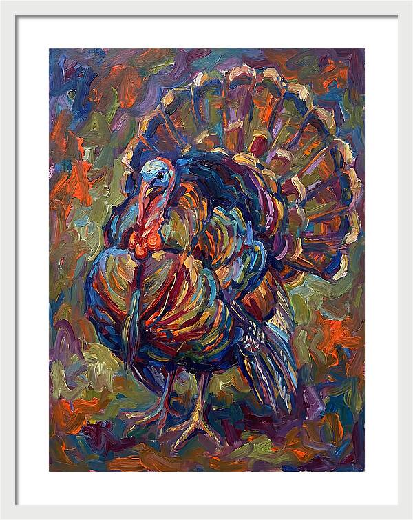 Colorful Turkey In Expressionist Style