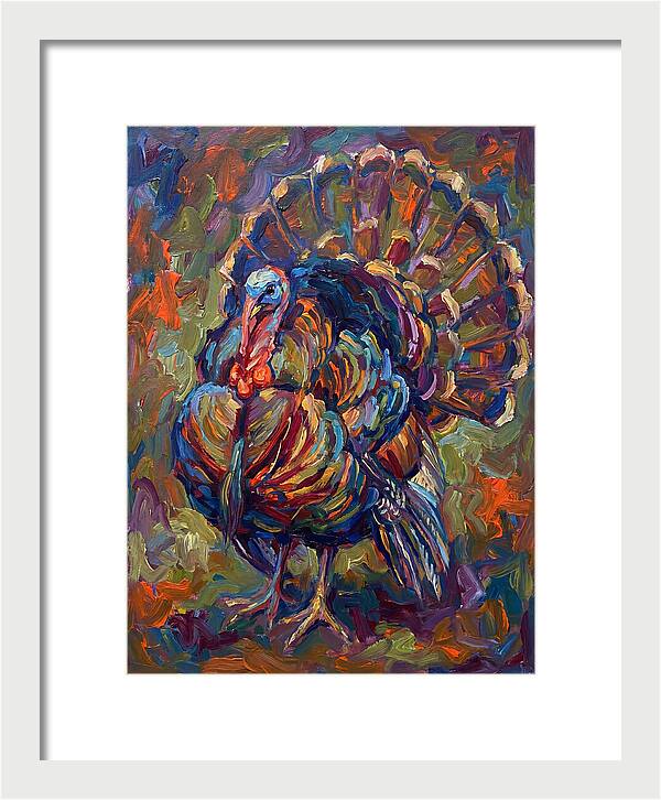Colorful Turkey In Expressionist Style