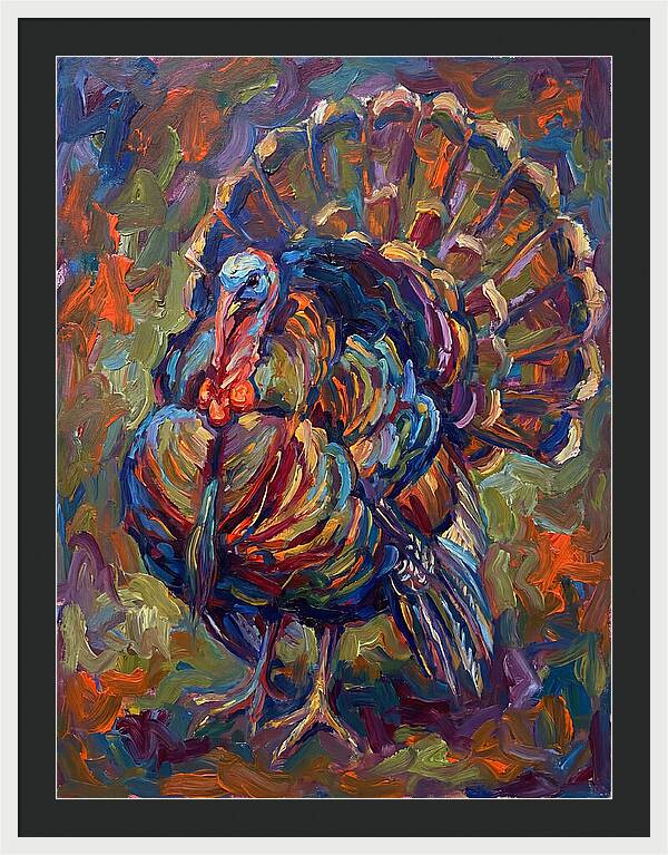 Colorful Turkey In Expressionist Style