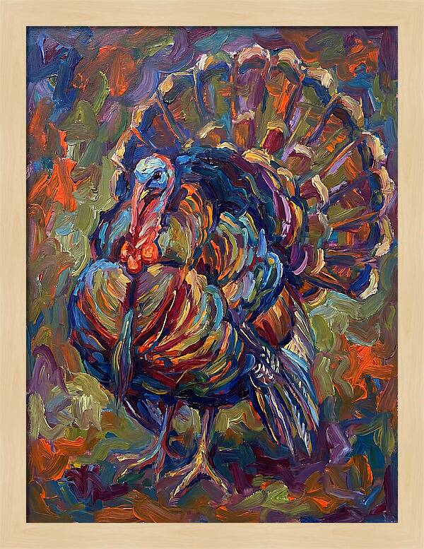 Colorful Turkey In Expressionist Style