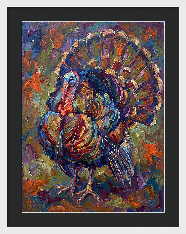 Colorful Turkey In Expressionist Style