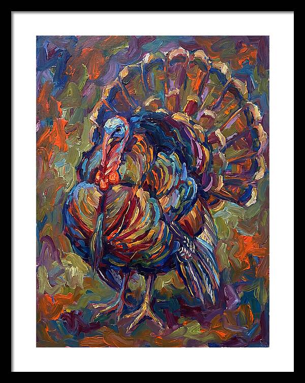 Colorful Turkey In Expressionist Style
