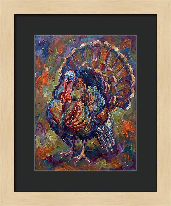 Colorful Turkey In Expressionist Style