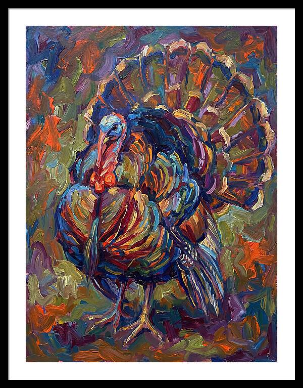 Colorful Turkey In Expressionist Style