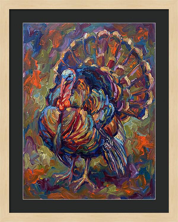 Colorful Turkey In Expressionist Style