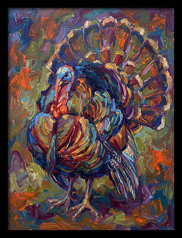 Colorful Turkey In Expressionist Style