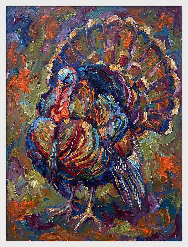 Colorful Turkey In Expressionist Style