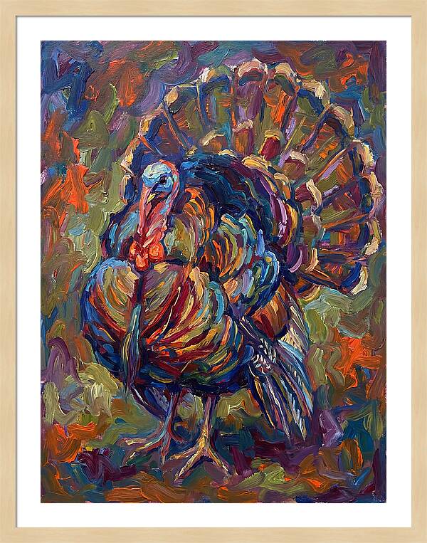 Colorful Turkey In Expressionist Style