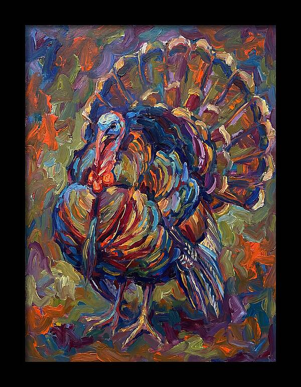 Colorful Turkey In Expressionist Style