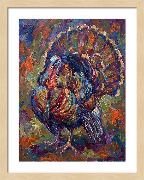 Colorful Turkey In Expressionist Style