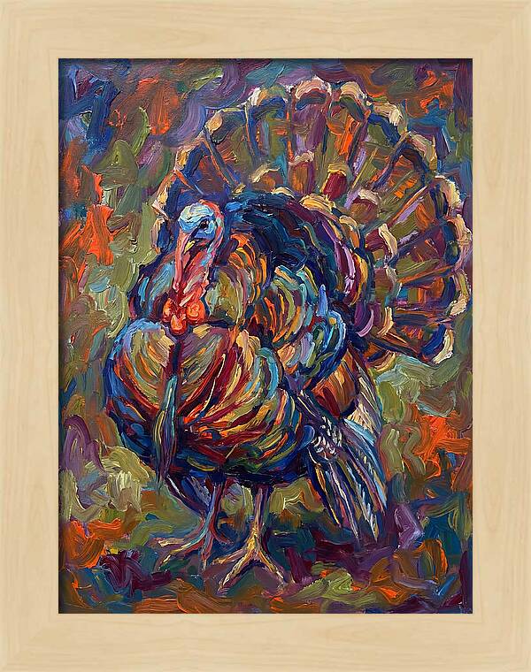Colorful Turkey In Expressionist Style