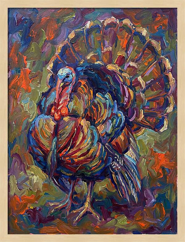 Colorful Turkey In Expressionist Style