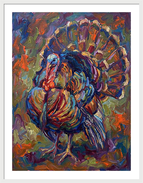Colorful Turkey In Expressionist Style