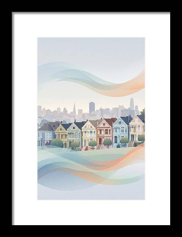 Colorful Victorian Houses