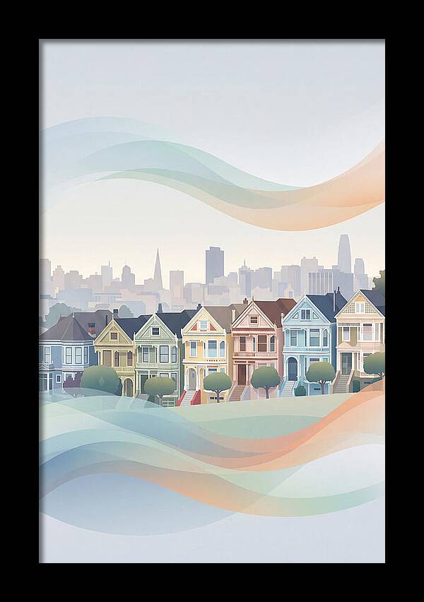 Colorful Victorian Houses