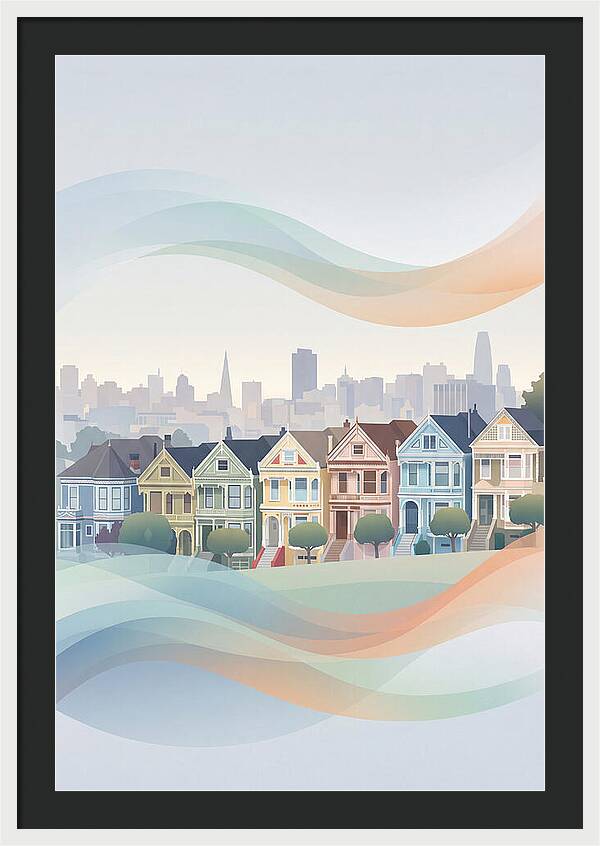 Colorful Victorian Houses