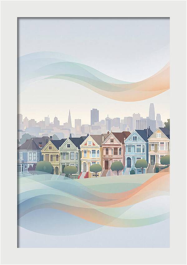 Colorful Victorian Houses