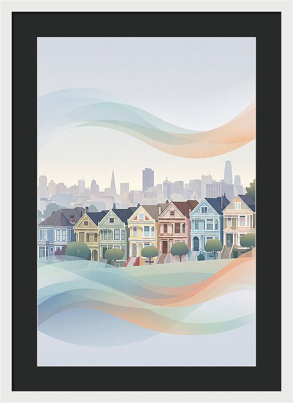 Colorful Victorian Houses