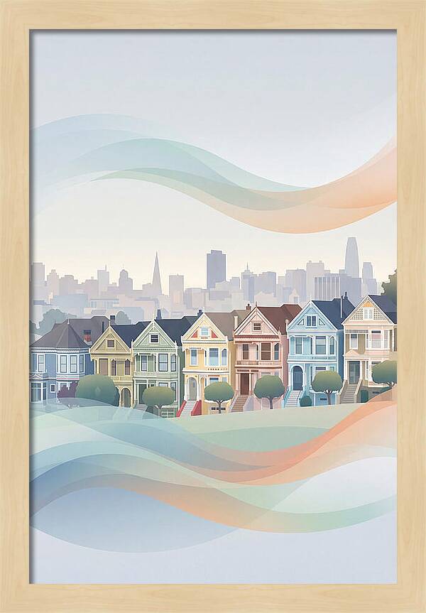 Colorful Victorian Houses