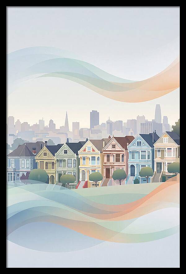 Colorful Victorian Houses