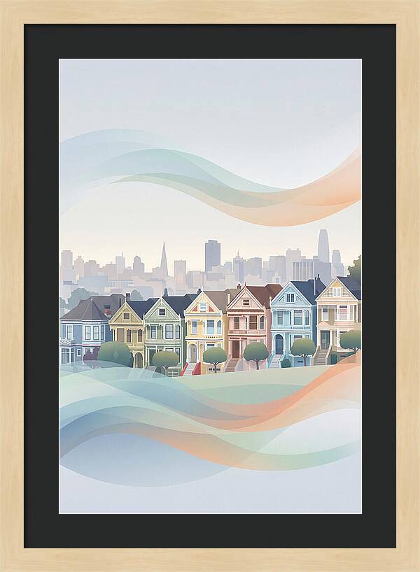 Colorful Victorian Houses