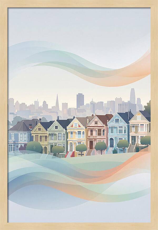 Colorful Victorian Houses