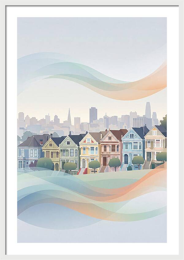 Colorful Victorian Houses