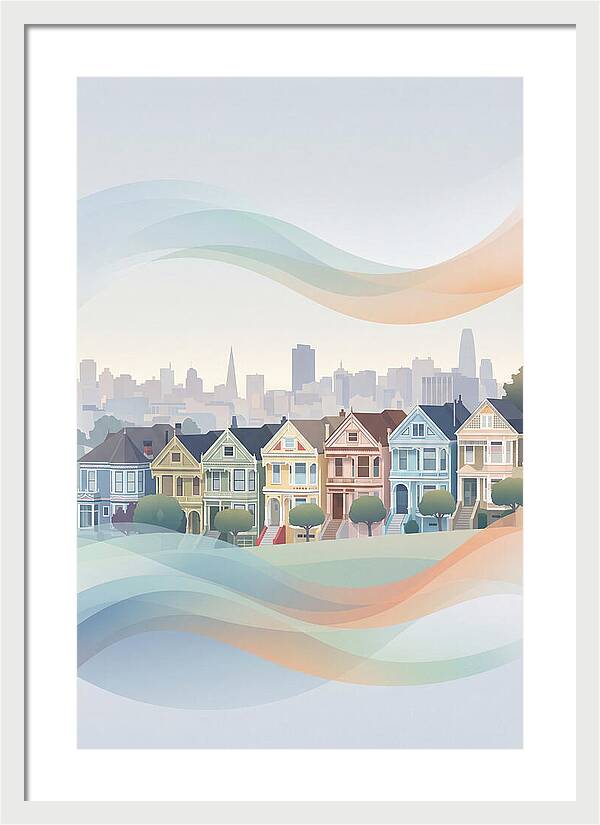 Colorful Victorian Houses