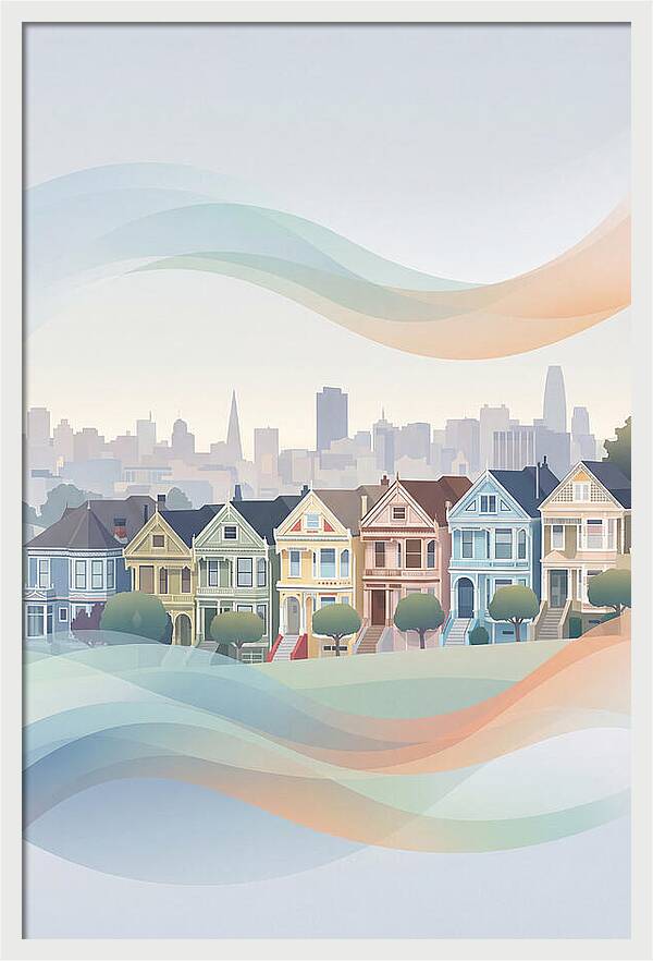 Colorful Victorian Houses