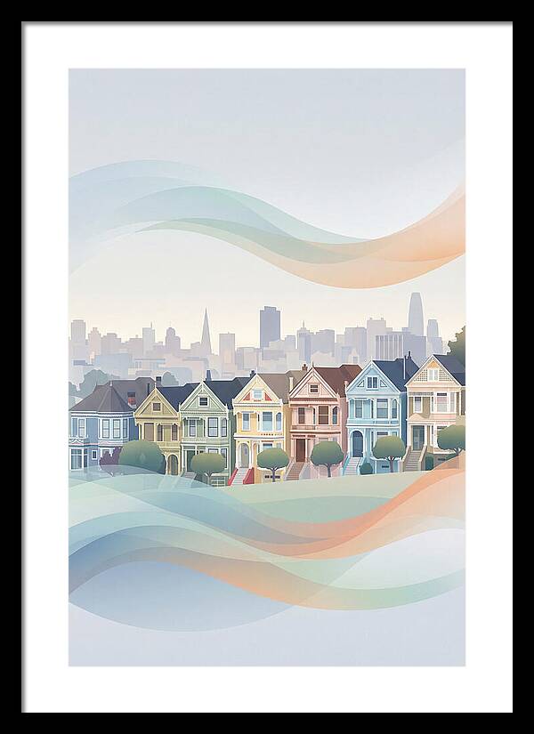 Colorful Victorian Houses