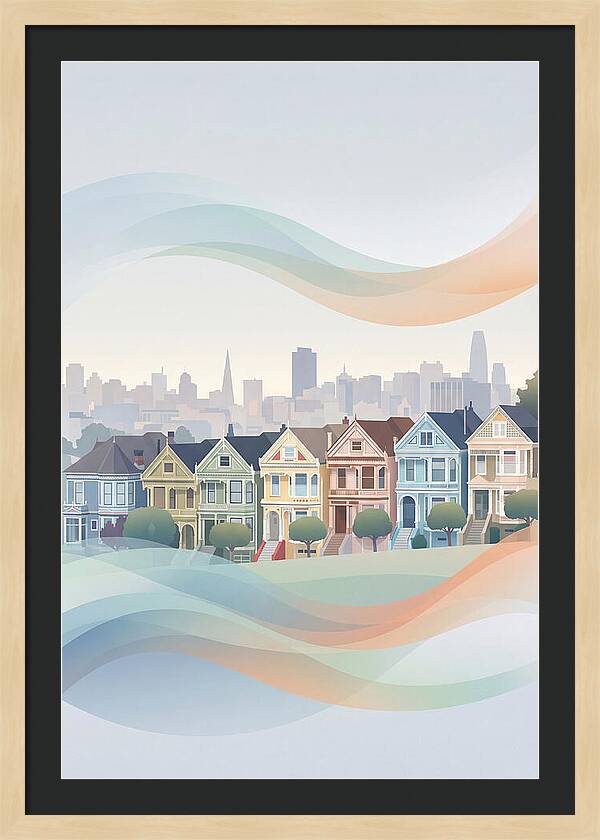 Colorful Victorian Houses