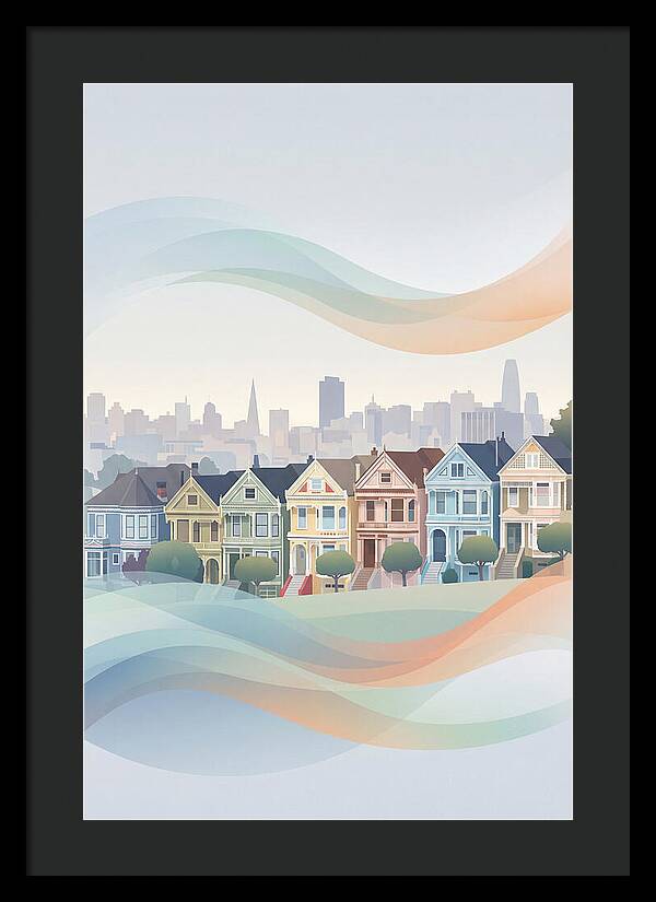 Colorful Victorian Houses