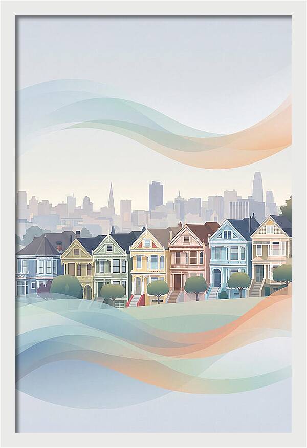 Colorful Victorian Houses