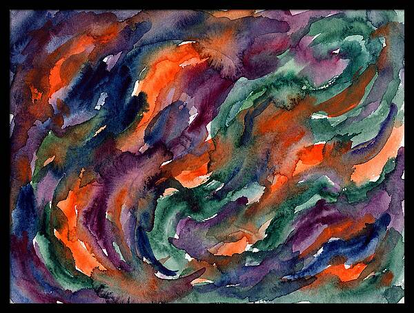 Colorful Watercolor Swirls