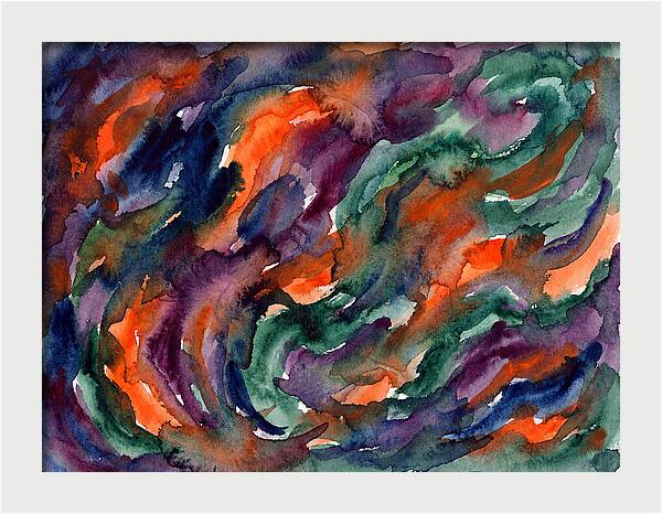 Colorful Watercolor Swirls