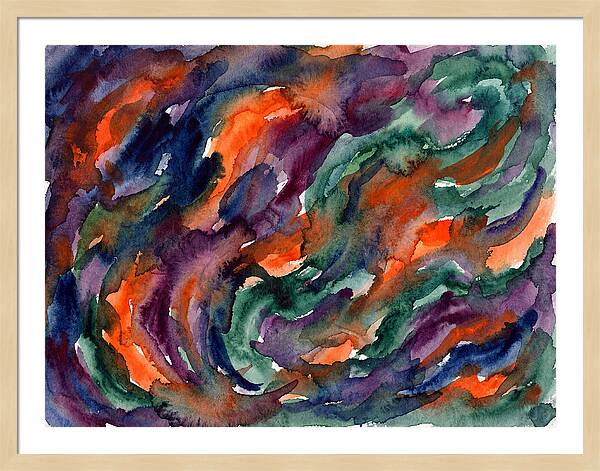 Colorful Watercolor Swirls