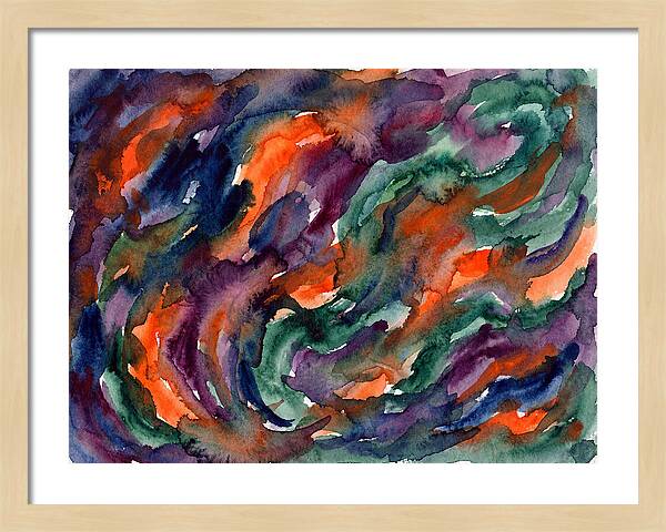 Colorful Watercolor Swirls