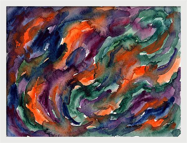 Colorful Watercolor Swirls