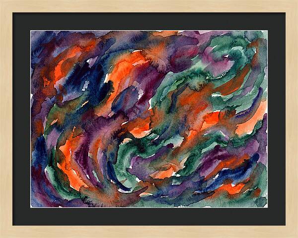 Colorful Watercolor Swirls