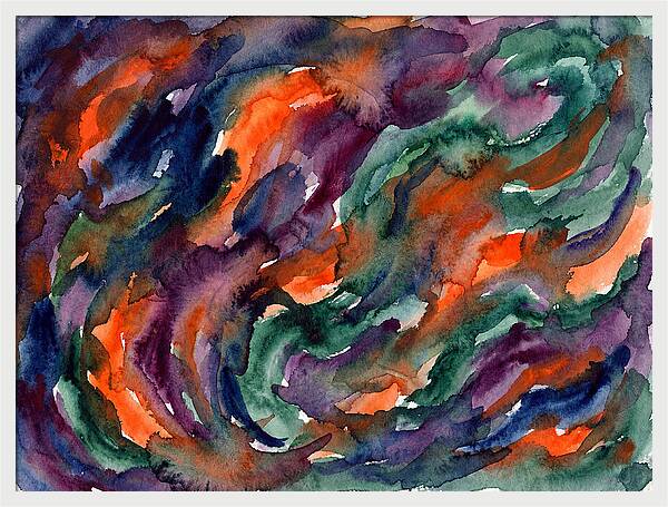 Colorful Watercolor Swirls