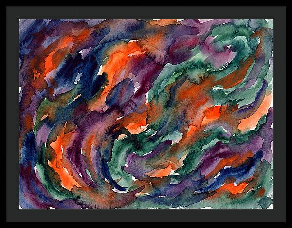Colorful Watercolor Swirls