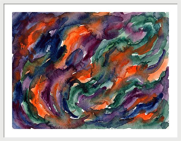 Colorful Watercolor Swirls