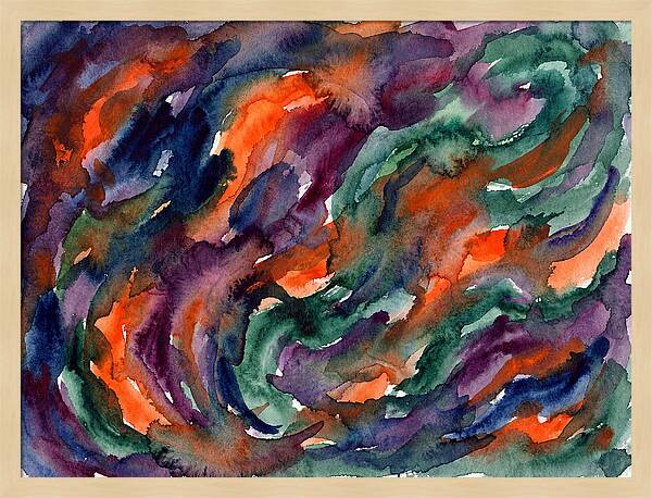 Colorful Watercolor Swirls