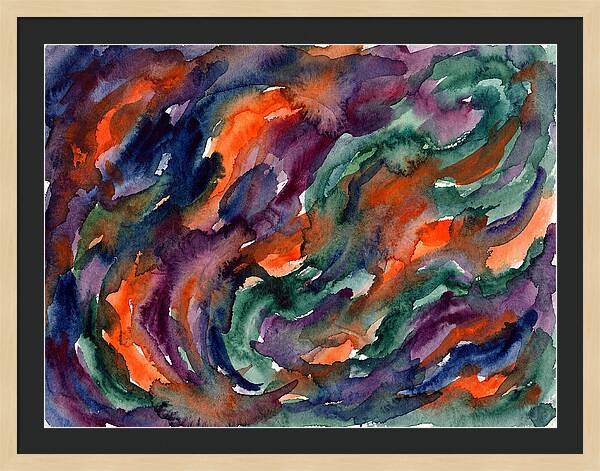 Colorful Watercolor Swirls
