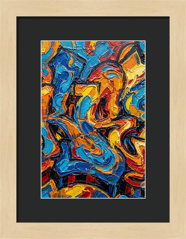 Colorful Whirlwind Of Emotion