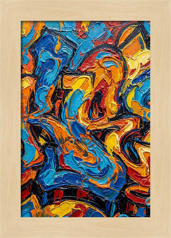 Colorful Whirlwind Of Emotion