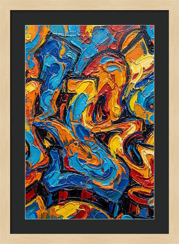 Colorful Whirlwind Of Emotion