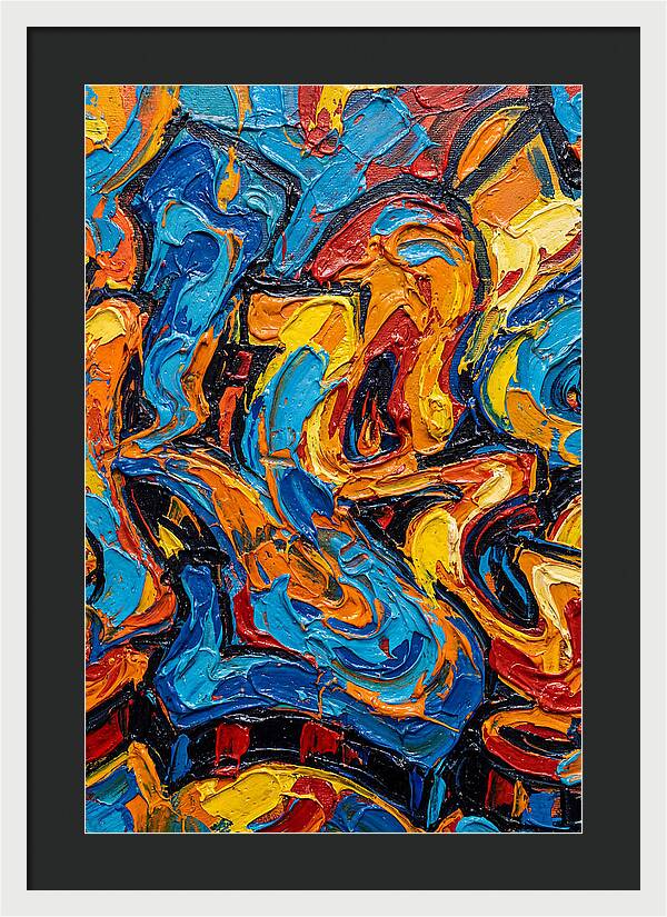 Colorful Whirlwind Of Emotion